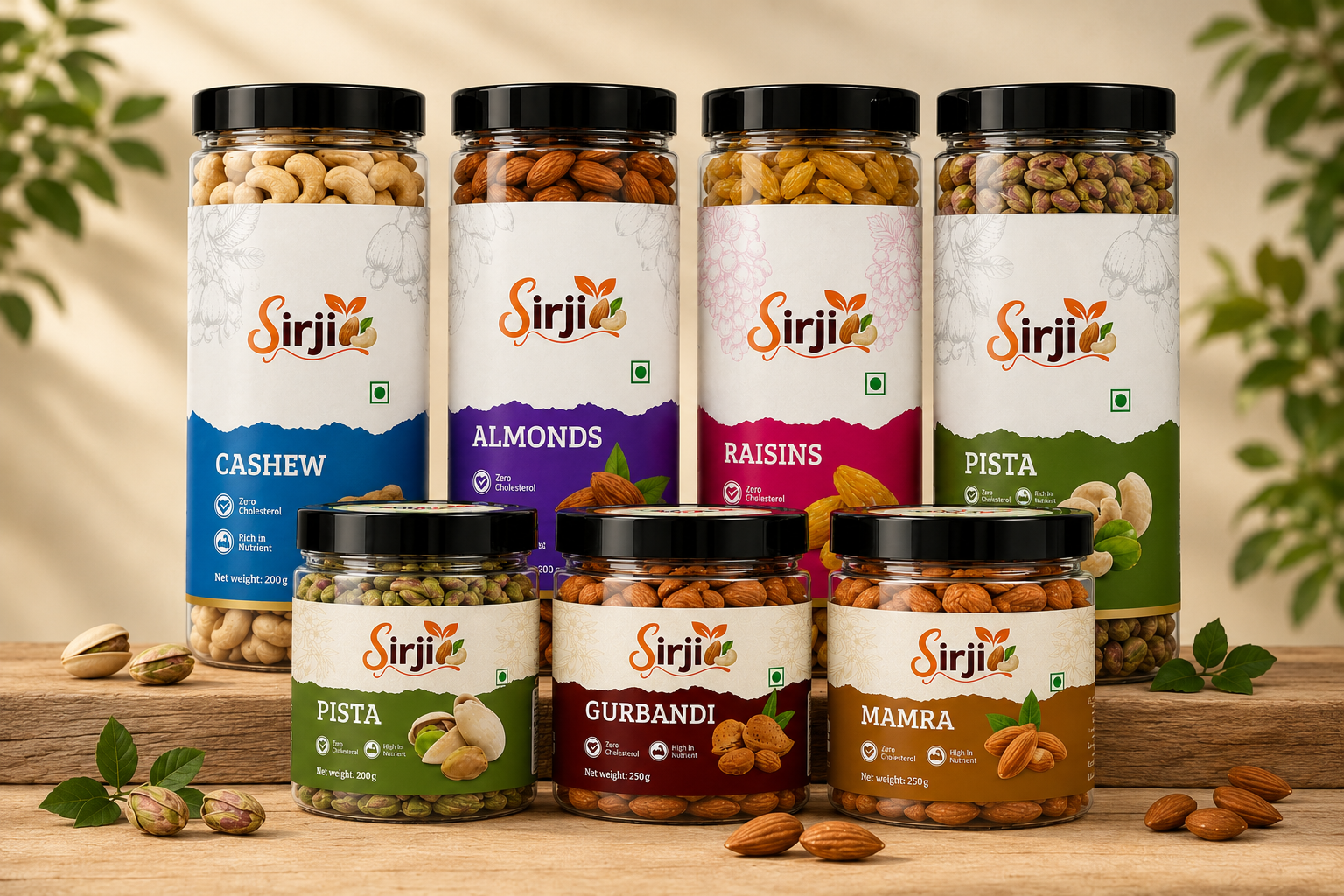 Sirji packaging design by Artexpress